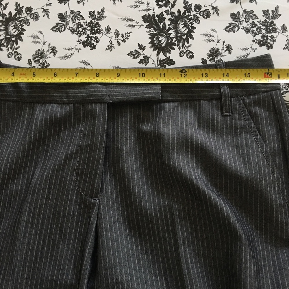 Bcbgeneration Gray Pinstriped Lightweight Pants 8 - image 3